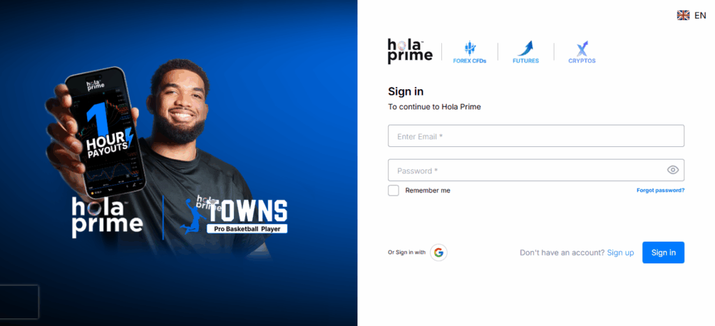 How To Register on Hola Prime Prop Firm