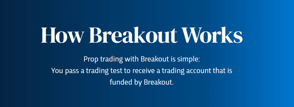 What is prop trading the Breakout way?