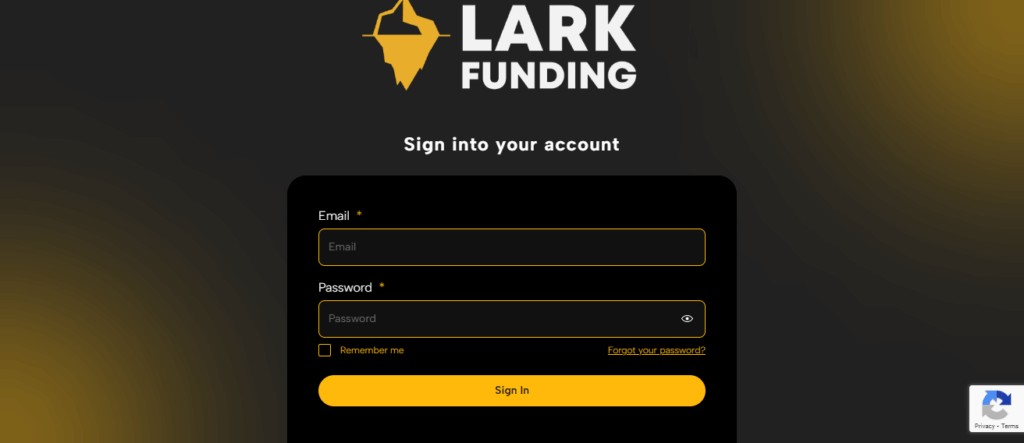 How To Login Larkfunding Prop Firm