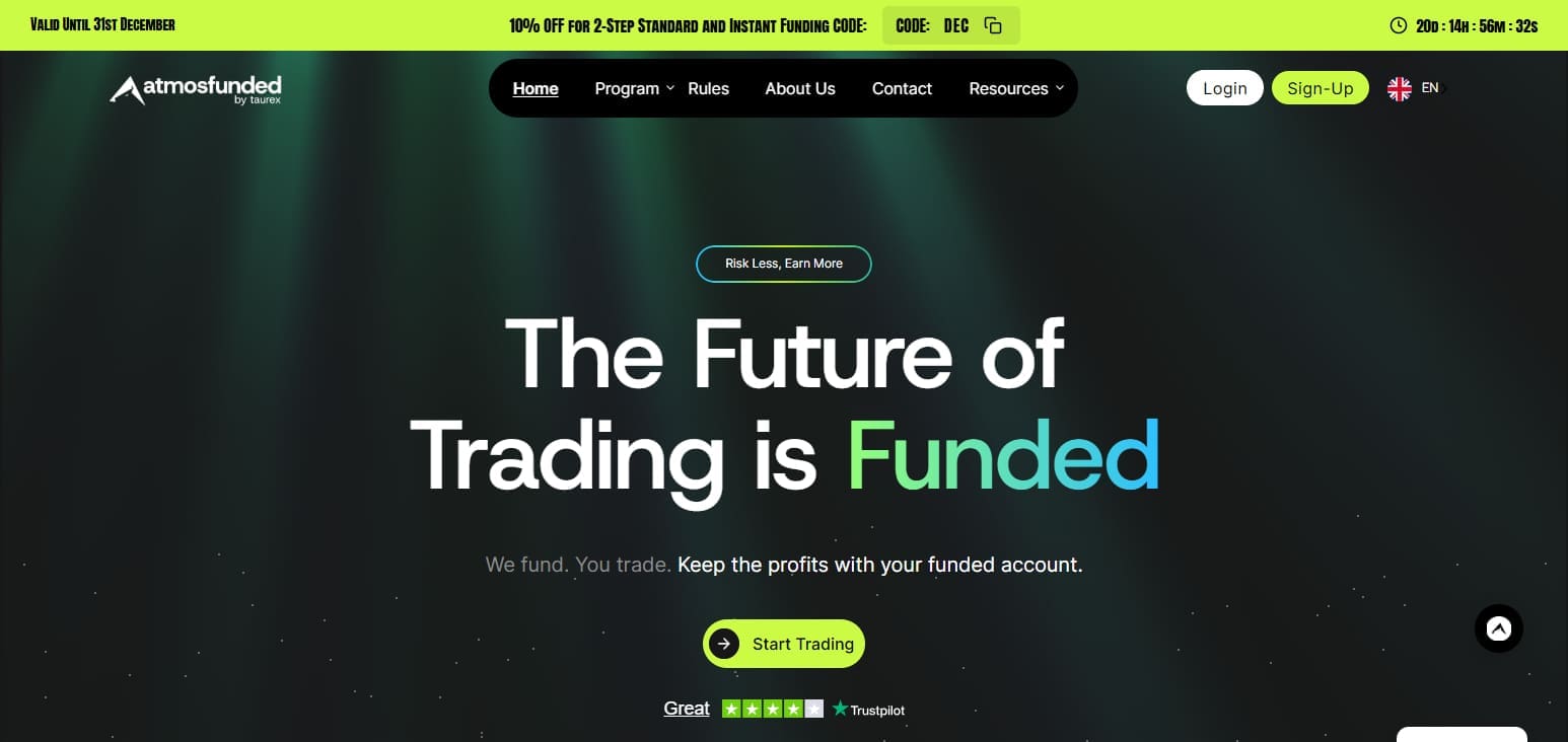 AtmosFunded Prop Firm Review: Funding, Features & Verdict