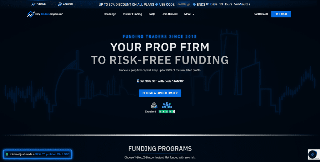 Best Prop Firms for Automated Trading – City Traders Imperium