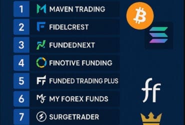 Top 10 Prop Firms with the Lowest Spreads on Bitcoin and Solana