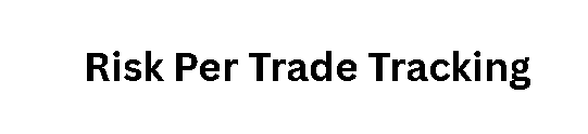Risk Per Trade Tracking