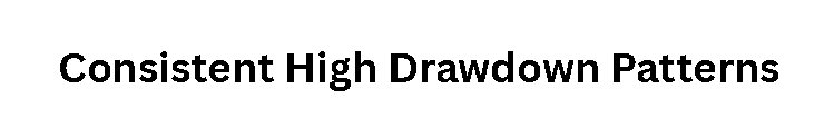 Consistent High Drawdown Patterns